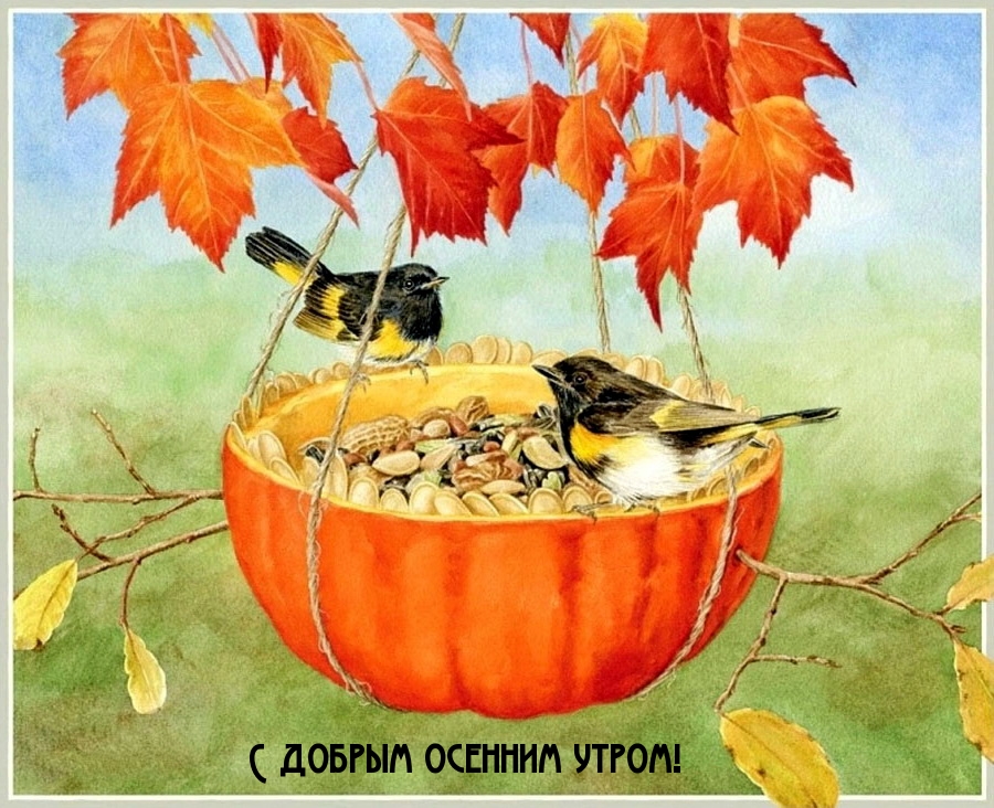 Поздравления С Добрым Утром С Осенним Пейзажем