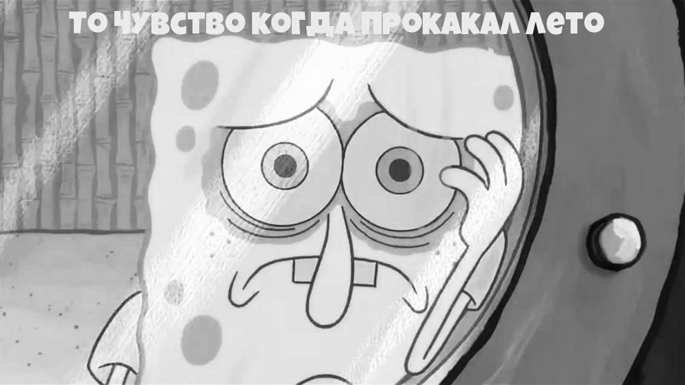 То чувство когда прокакал лето