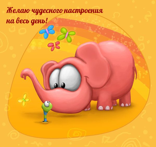 Желаю чудесного настроения на весь день!.