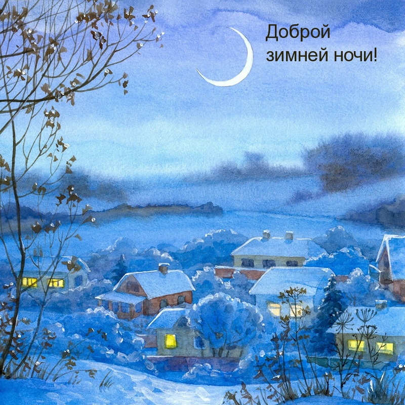 Доброй зимней ночи!