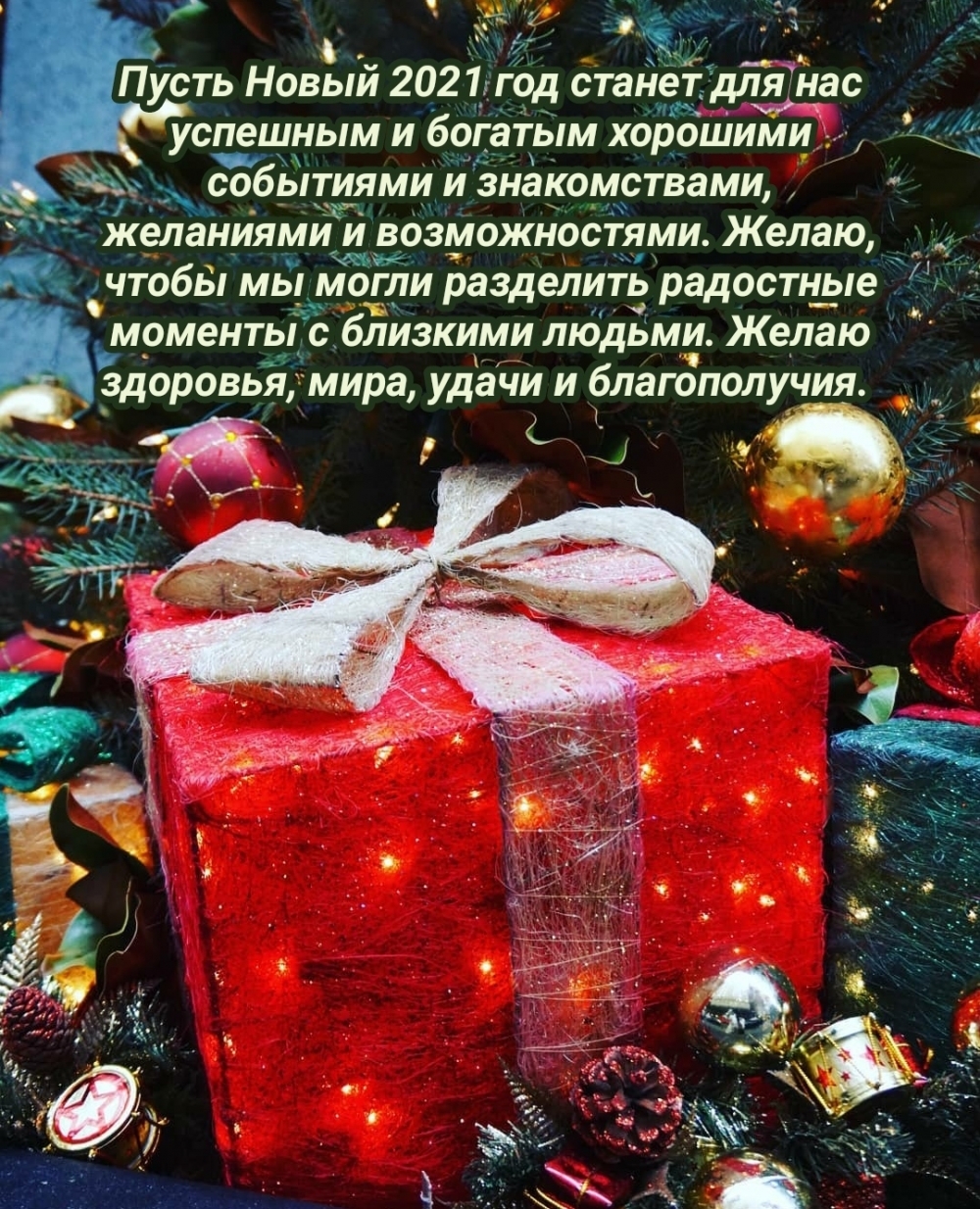 Пусть Новый 2021 год станет для нас успешным!
