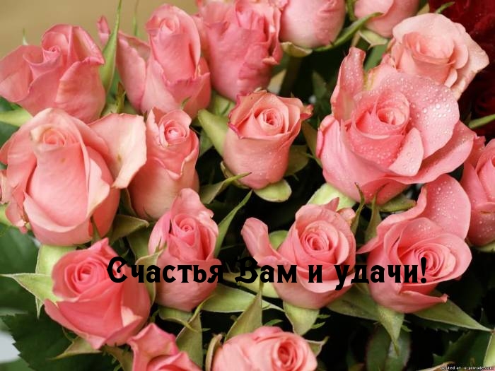 Счастья Вам и удачи!.