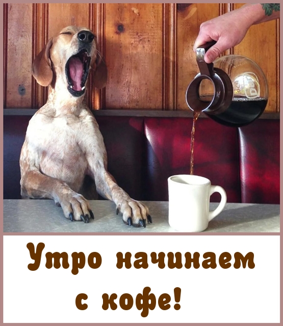 Утро начинаем с кофе!.