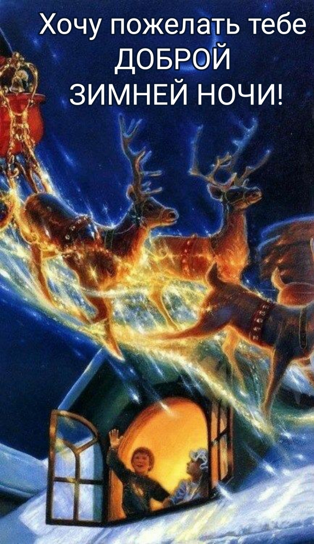 Хочу пожелать тебе ДОБРОЙ ЗИМНЕЙ НОЧИ!