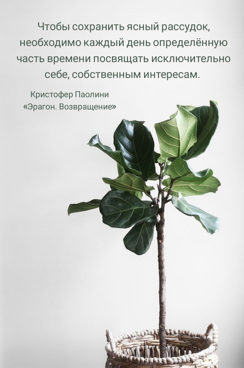 Необходимо часть времени посвящать исключительно себе