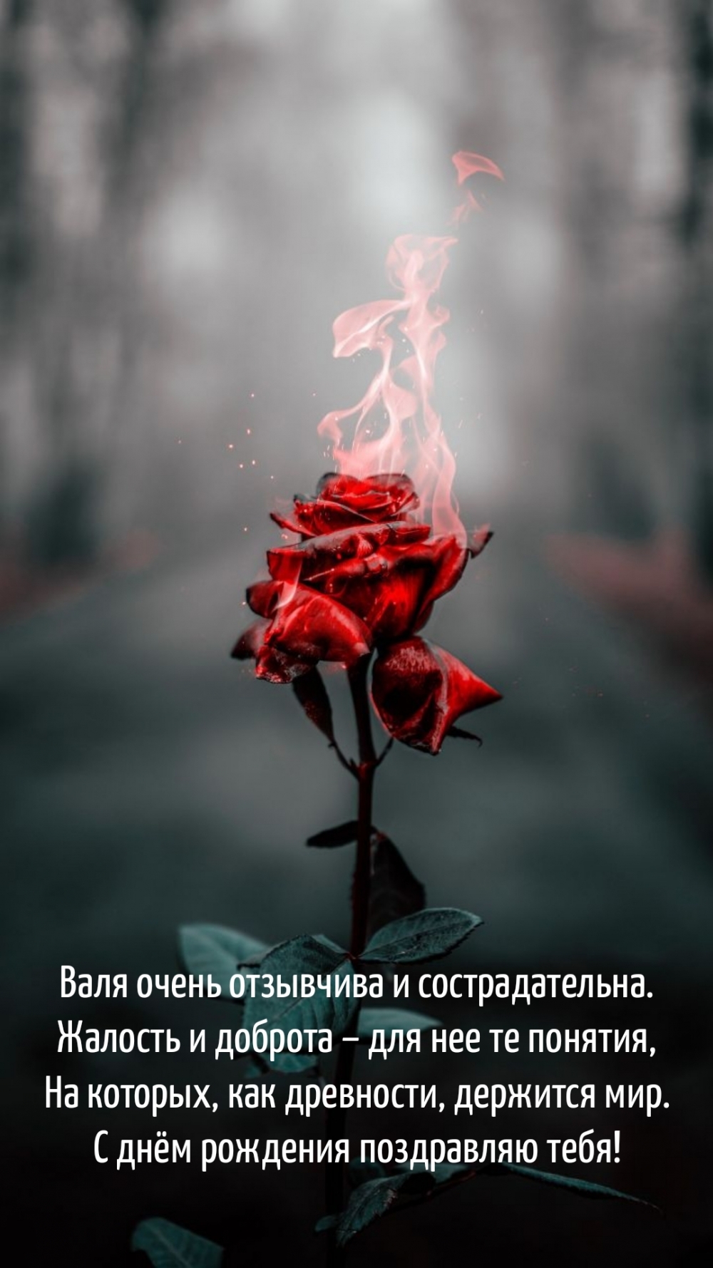 Валя! С днём рождения поздравляю тебя!