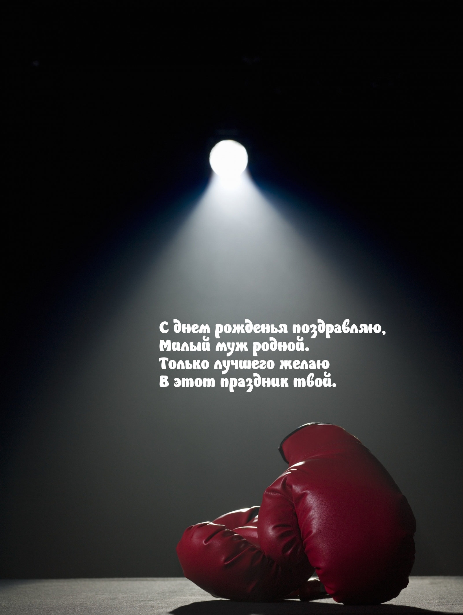 С днем рожденья поздравляю, милый муж родной.