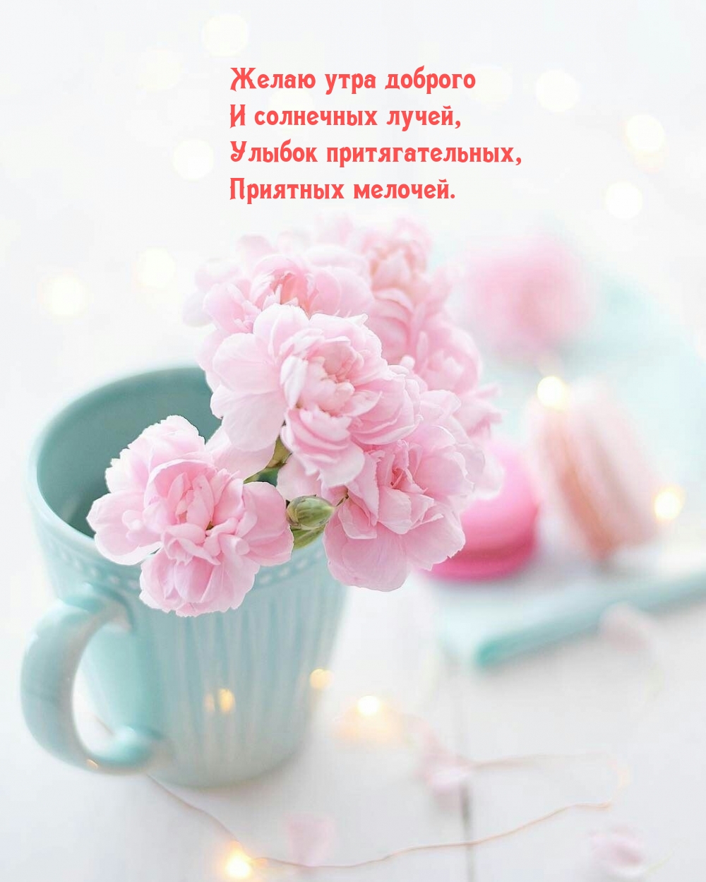 Желаю утра доброго и солнечных лучей