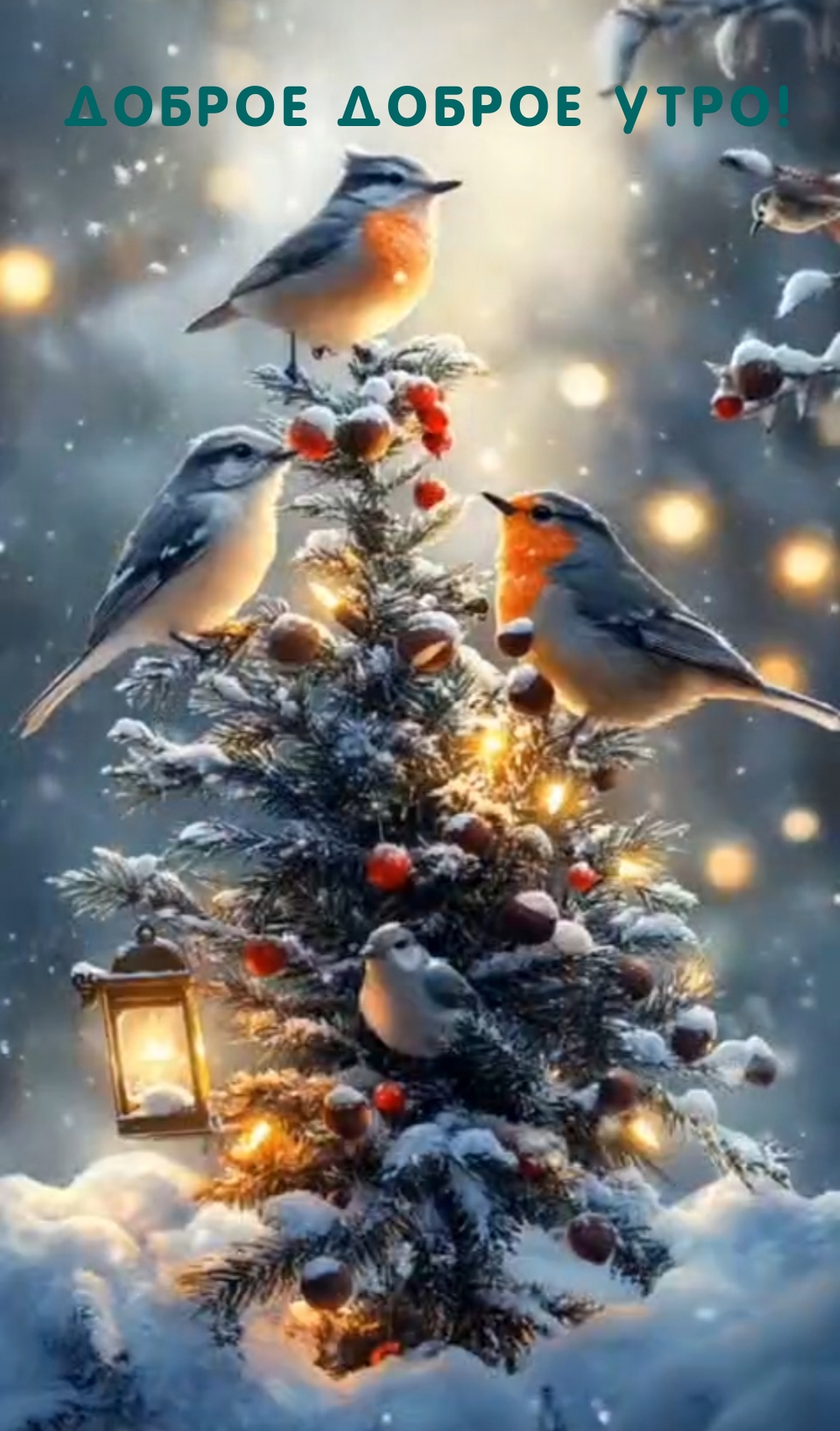 картинки с надписями Доброе доброе утро!