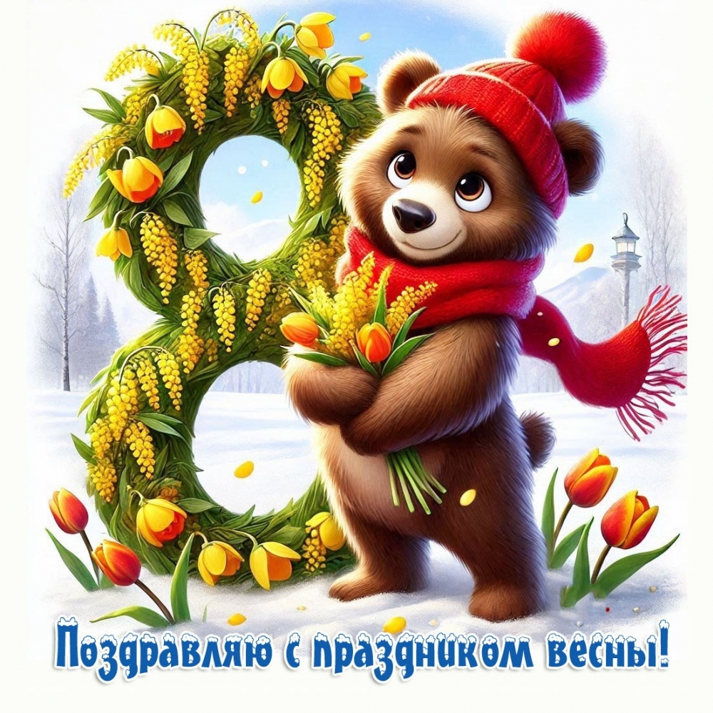 С 8 марта!