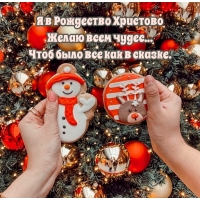 Я в Рождество Христово Желаю всем чудес...