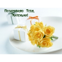 Поздравляю Тебя, Катенька!