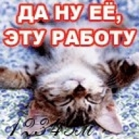 Ну ее, работу