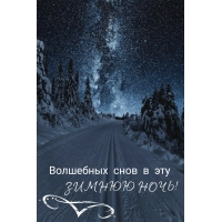 Волшебных снов в эту Зимнюю ночь!