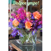 Цветочное доброе утро.
