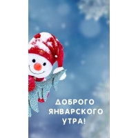 Доброго январского утра!