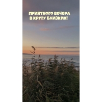 Приятного вечера в кругу близких!